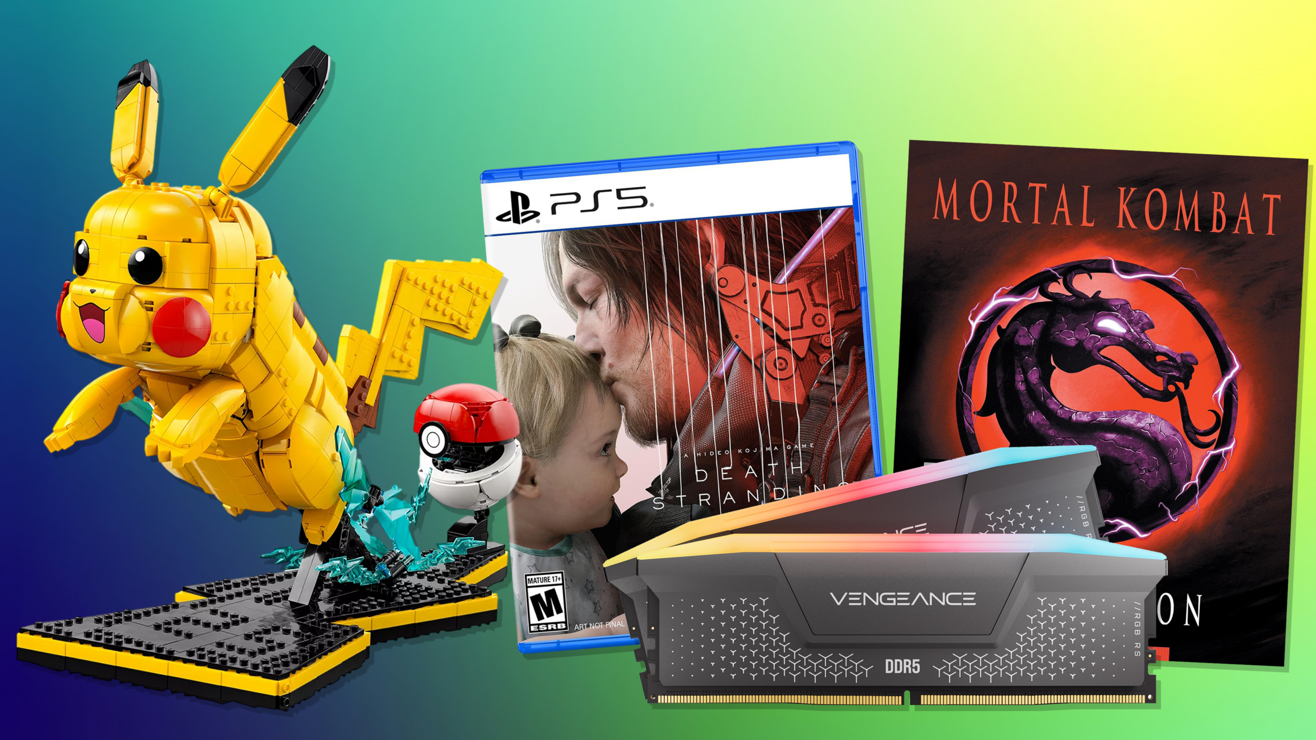 The Best Deals Today: LEGO Pokémon, DDR5 RAM, Death Stranding 2, and More